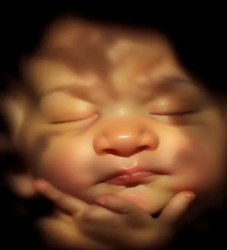 AI ultrasound baby portrait